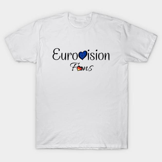 Eurovisión Fans Alemania. T-Shirt by Cotton Candy Art